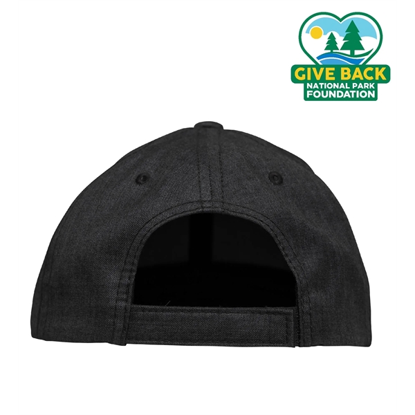Charcoal Heather color option for Ace Melange Twill Cap