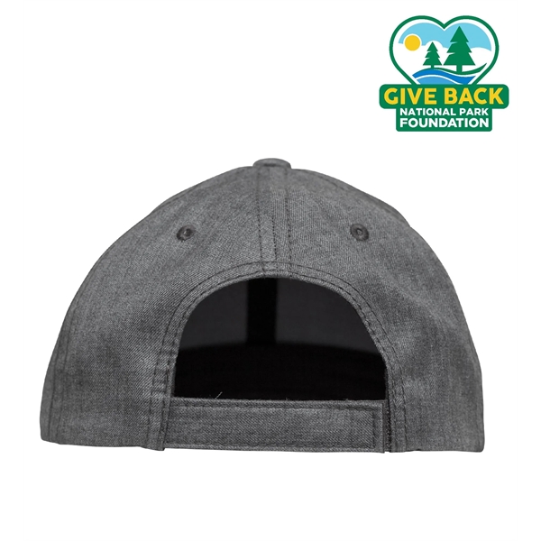 Grey Heather color option for Ace Melange Twill Cap