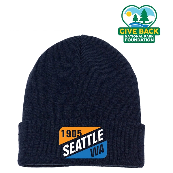 Navy Blue color option for Ace Cuffed Knit Beanie