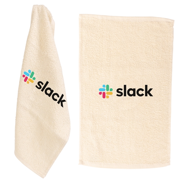 Natural color option for Q Tees Budget Rally Towels
