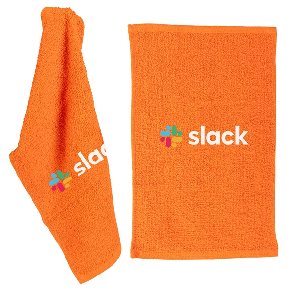 Orange color option for Q Tees Budget Rally Towels