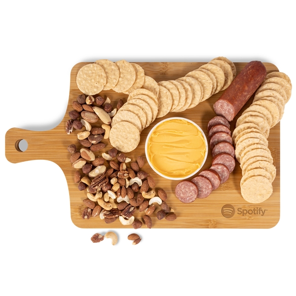Wood color option for Festive Feast Charcuterie Board Set