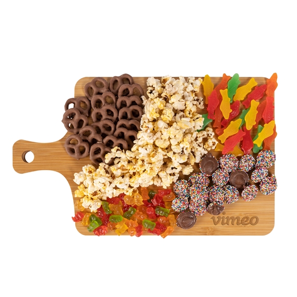 Natural color option for Movie Night Charcuterie Board