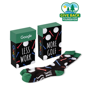 Photo of Ace Golf Themed Socks In Flip Top Box