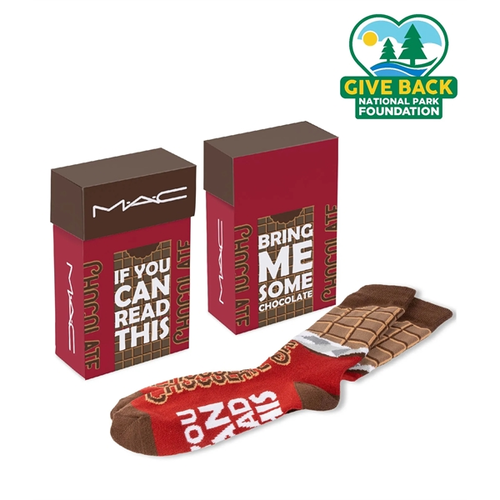 Photo of Ace Chocolate Themed Socks In Flip Top Box