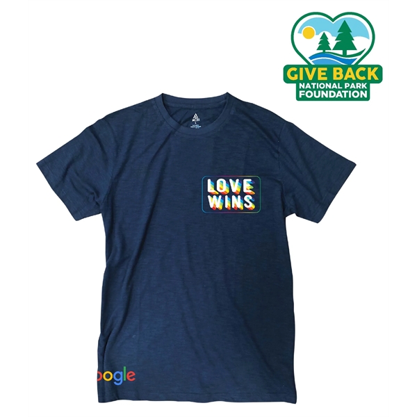 Navy Blue color option for Ace Pride Slub T Shirt S/S Crew Neck   Unisex