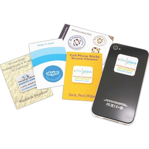 Photo of Smartphone Cling Wipe On Card (Square)