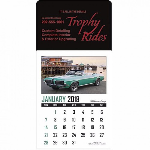 Photo of Memorable Muscle Stick Up Grid Calendar