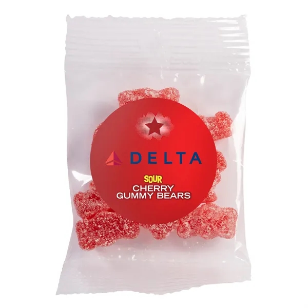 Red color option for Candy By Color 1 Oz. Goody Bag With Gummy Bears