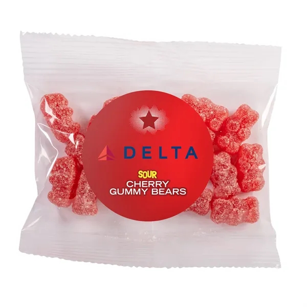 Red color option for Candy By Color 2 Oz. Handfuls With Gummy Bears