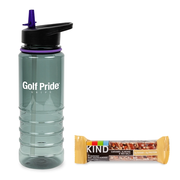 Purple color option for On The Go Sip N' Snack With 25 Oz Tritan Water Bottle