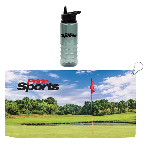 Black color option for Hole In One Sports Bottle Gift Set