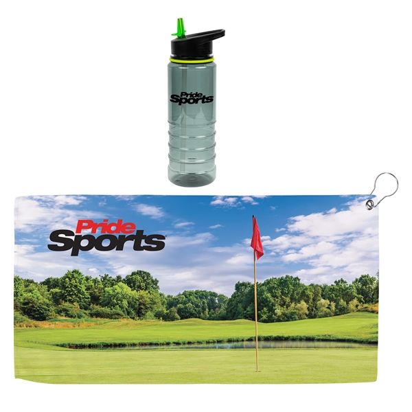 Green color option for Hole In One Sports Bottle Gift Set