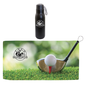 Photo of Hole In One Insulated Vacuum Bottle & Golf Towel Gift Set