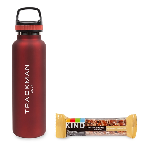 Main photo of On The Go Sip N' Snack 20 Oz. Insulated Bottle W/Kind Bar