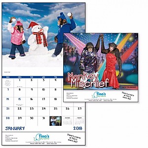 Photo of Monkey Mischief Stapled Calendar