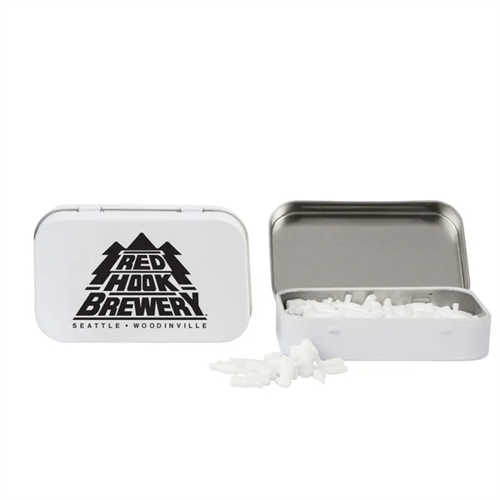 Main photo of Rectangular Tin With Bottle Shaped Mints