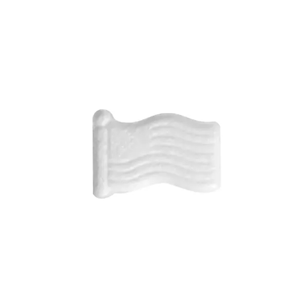 White color option for Rectangular Tin With American Flag Shaped Mints