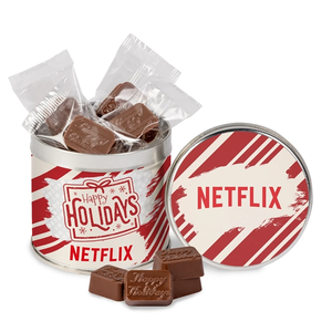 Photo of Round Tin With Molded Chocolates