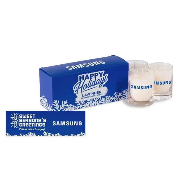 Blue color option for Three Pack Scented Wax Candles
