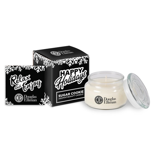 Main photo of 8oz. Patio Jar Glass Candle In Soft Touch Gift Box