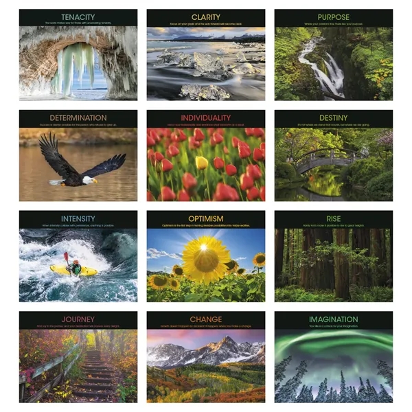 White color option for Motivations Stapled Calendar