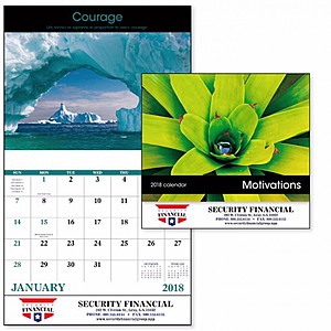 Photo of Motivations Stapled Calendar