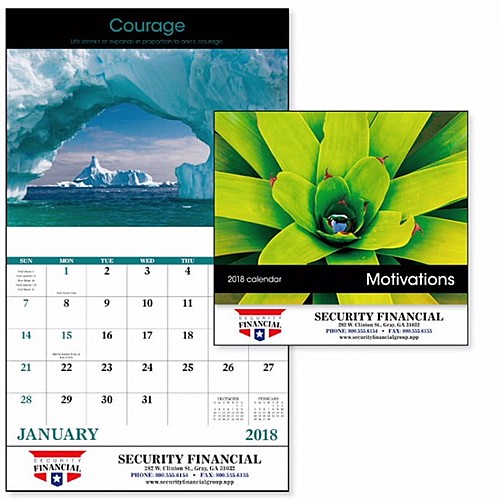 Photo of Motivations Stapled Calendar