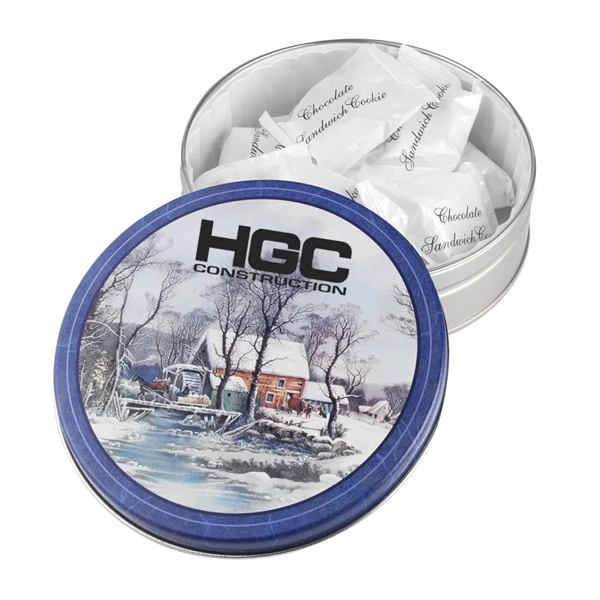 White color option for Glad Tidings Tins   Chocolate Covered Sandwich Cookie