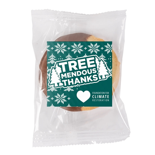 Main photo of Chocolate Dipped Round Butter Cookie