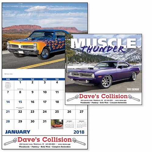 Photo of Muscle Thunder Stapled Calendar