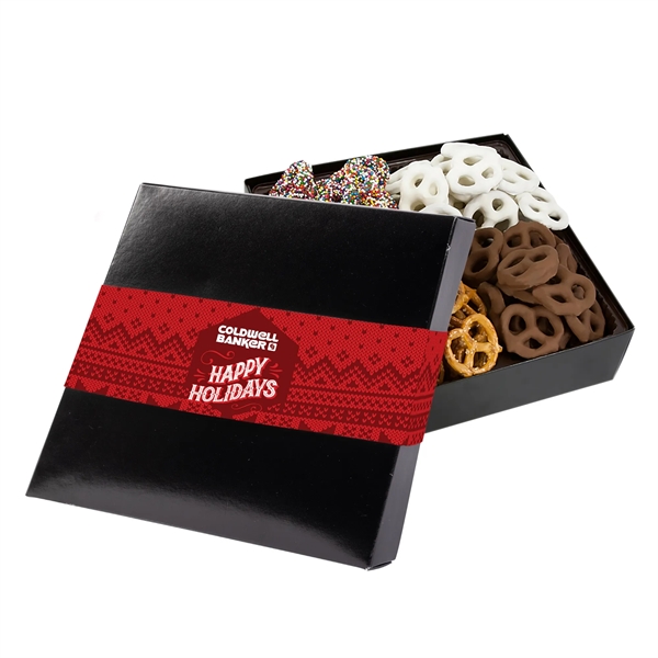 Black color option for Assorted Mini Pretzels  Full Color Band