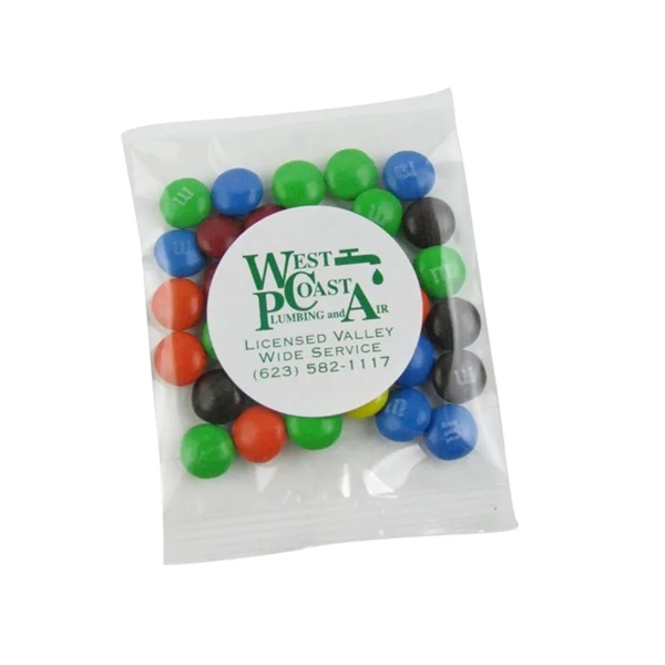 Clear color option for 1 Oz. M&M's® Goody Bags