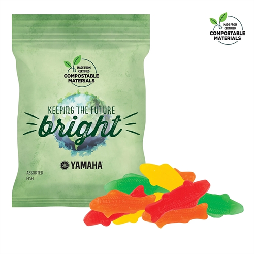 Main photo of 2oz Eco Digibag, Compostable & Full Color, Assorted Fish
