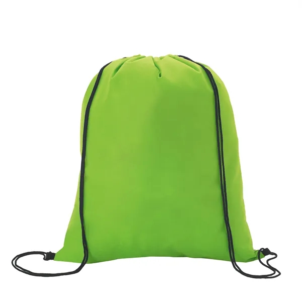Lime color option for Non Woven Drawstring Backpack