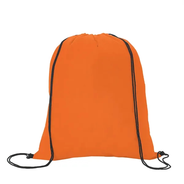 Orange color option for Non Woven Drawstring Backpack