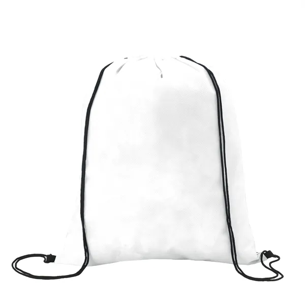 White color option for Non Woven Drawstring Backpack