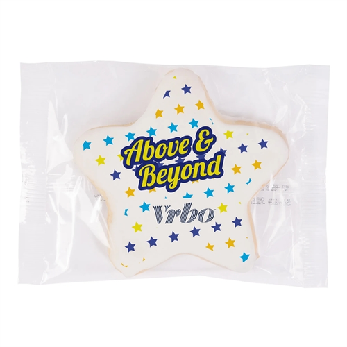 Main photo of Full Color Custom Printed Cookie  Star