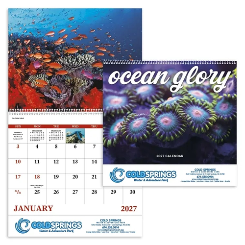 Main photo of Ocean Glory Spiral Calendar