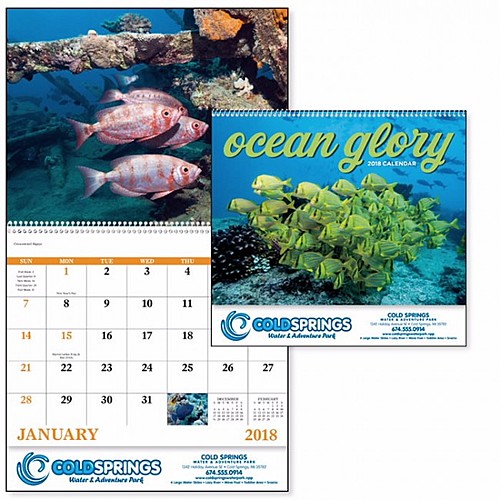 Photo of Ocean Glory Spiral Calendar
