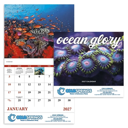 Main photo of Ocean Glory Stapled Calendar