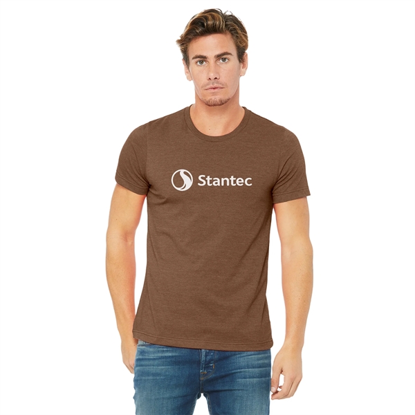 Heather Deep Teal color option for Bella + Canvas   Unisex Jersey Tee