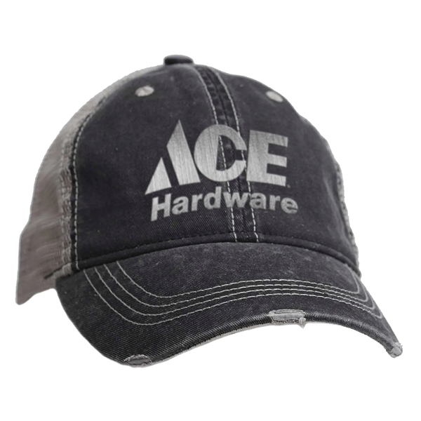 Phantom color option for Ace Usa Distressed Pigment Trucker Cap