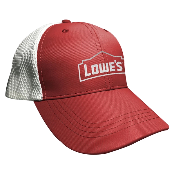 Brick Red color option for Honeycomb Mesh Trucker Hat