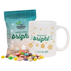 Photo of Mug Set With Jelly Belly In Compostable Digibag