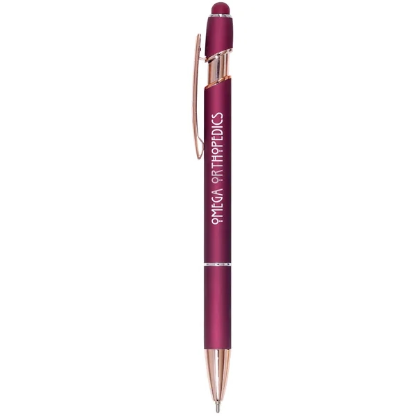 Burgundy color option for Ultima Rose Gold Accent Stylus Pen
