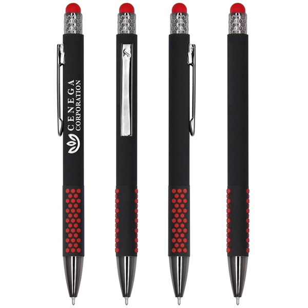 Red color option for Honeycomb Stylus Gel Pen