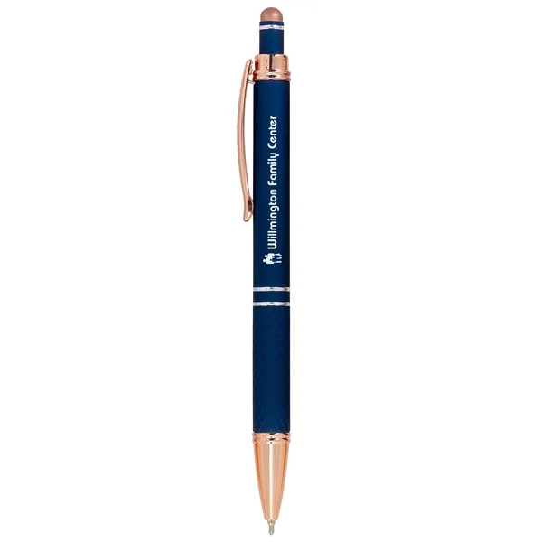 Navy Blue color option for Crossgate Stylus Pen  Rose Gold Trim