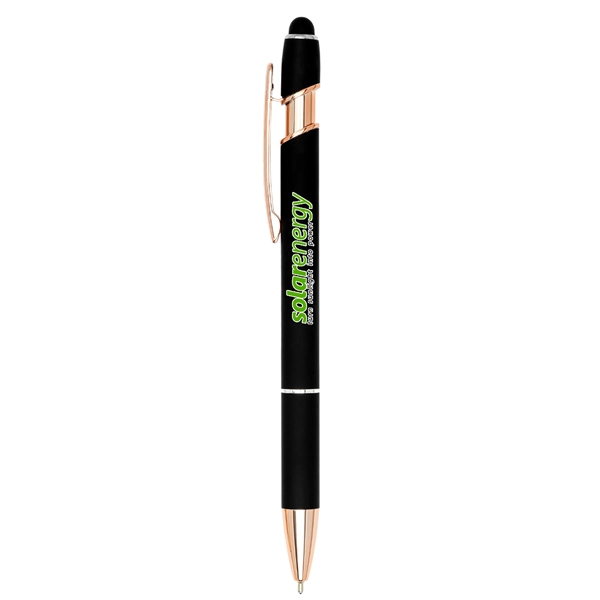 Black color option for Full Color Ultima Rose Gold Stylus Pen