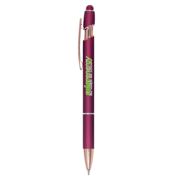 Burgundy color option for Full Color Ultima Rose Gold Stylus Pen